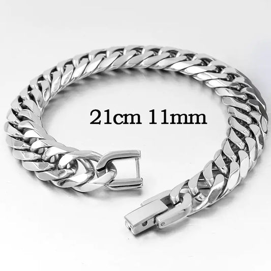 Stainless Steel Linked Wristband