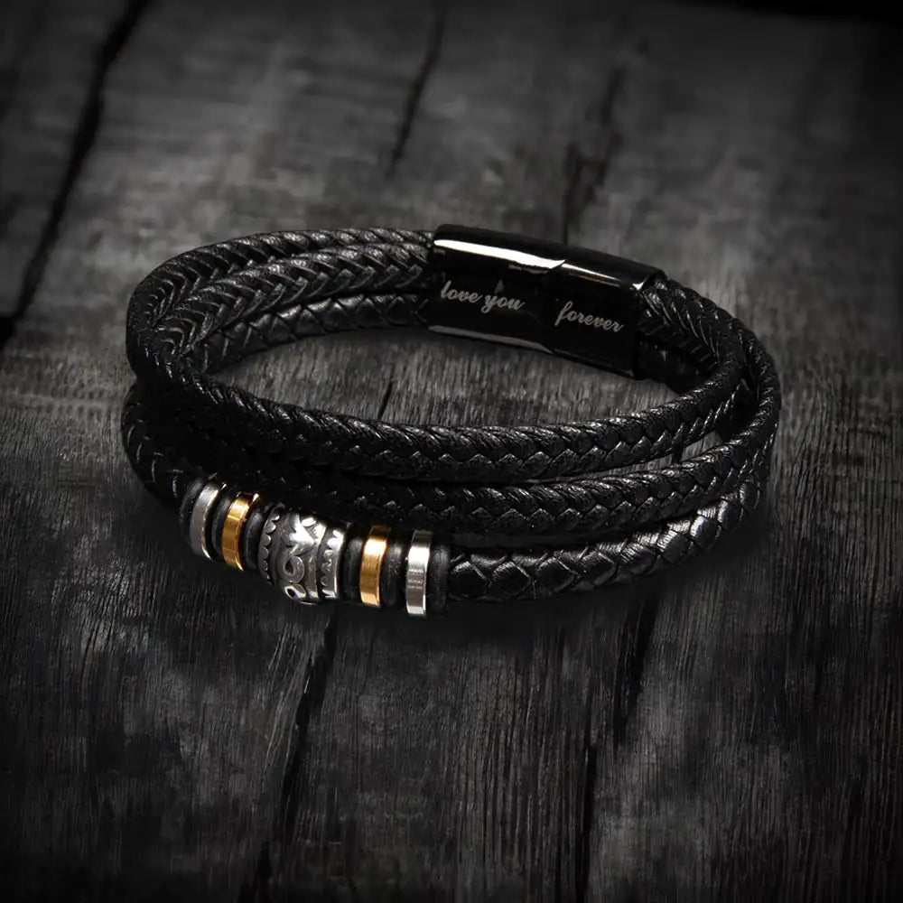 Braided Leather Bracelet