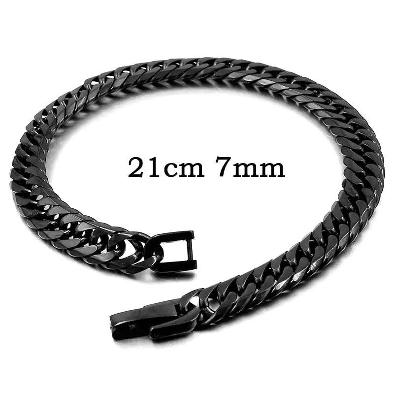 Stainless Steel Linked Wristband