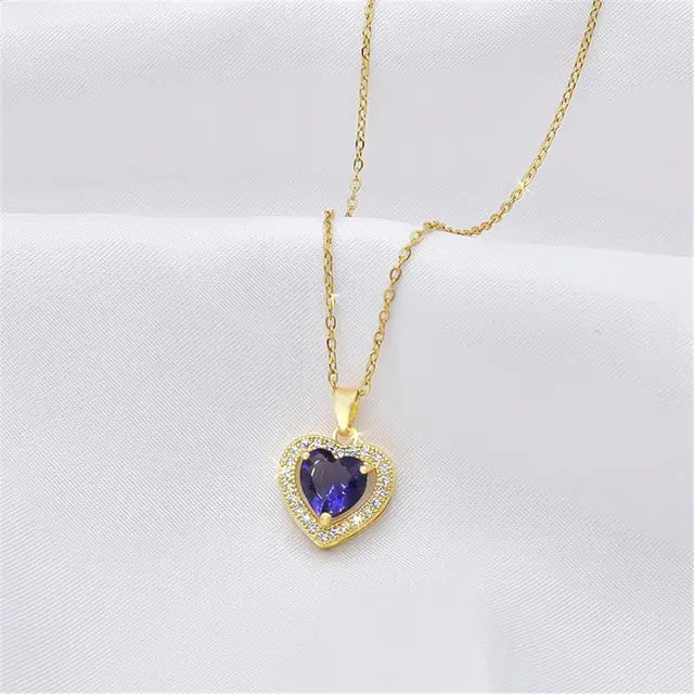 Crystal Heart Jewelry